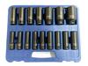 Slagnyckelsats 1/2" 16 delar Silver
