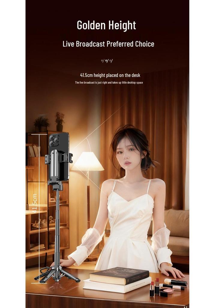 New P25Y Bluetooth Selfie Stick: Portable Zoom Photography Bracket for Mobile Phones