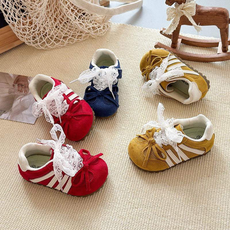 Girls shoes 2025 summer new children's sports net shoes single mesh baby breathable thin girls German training shoes