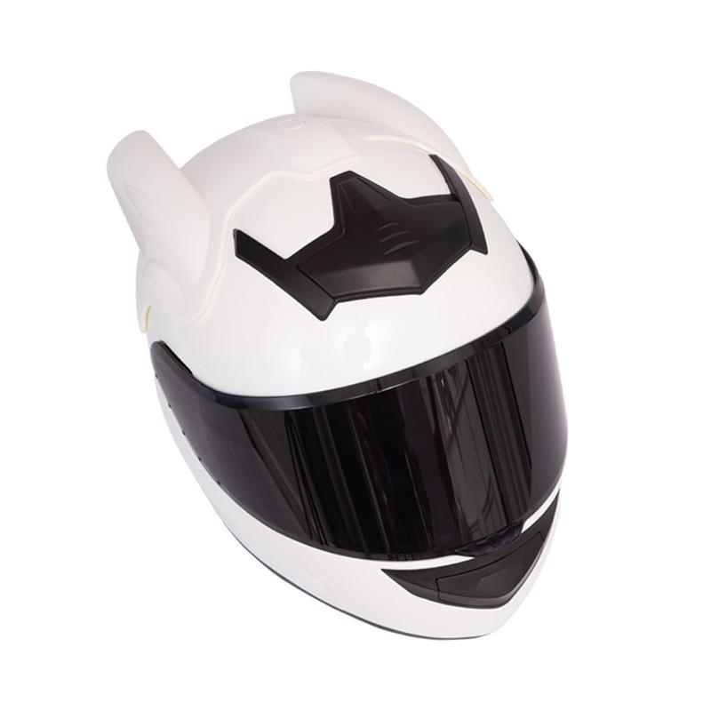 Universal Dragon Ears Full Face Helmet for Women - All Seasons Motorcycle & Electric Scooter Use