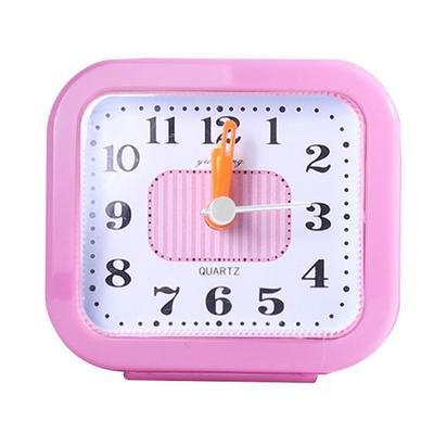 Compact Square Loud Alarm Clock Sleek Design Reliable Wake Up Call