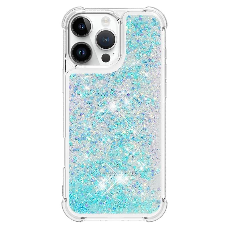 I Phone 16 Pro Max Case On For Funda iPhone 16 Pro MAX Cover Glitter Dynamic Liquid Case For Apple16 Plus 16ProMax Cases Etui