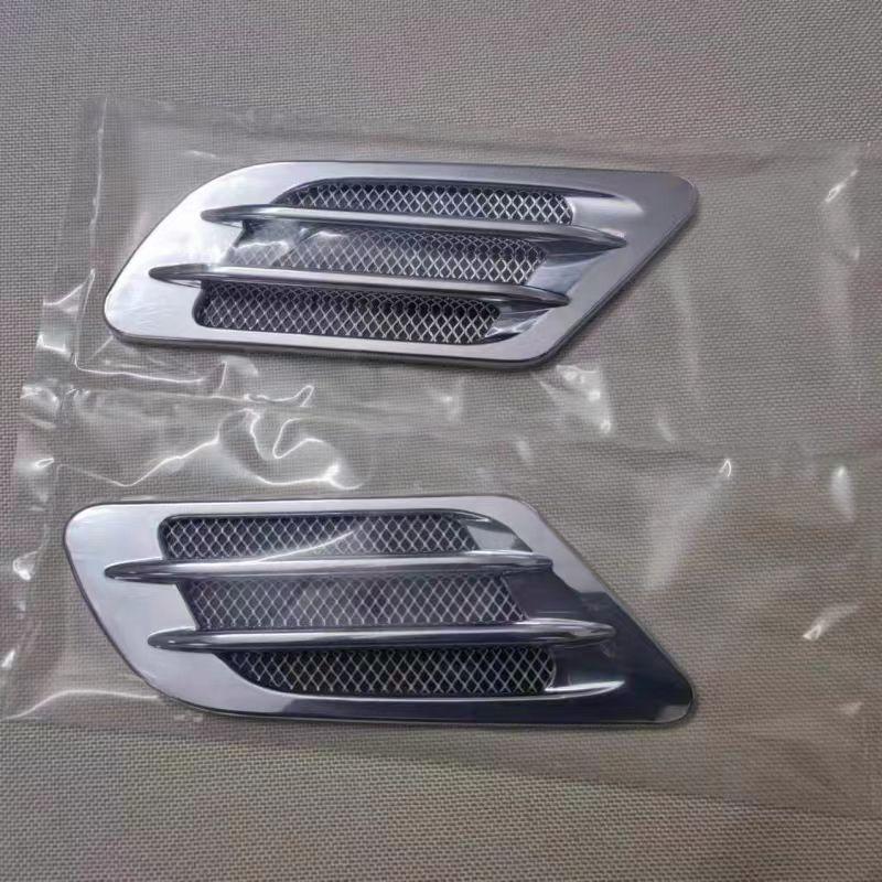Modified Car Decorative Air Vents Simulated Air Outlets Shark Gill Side Vents Hood Decorative Air Vents and Air Outlets