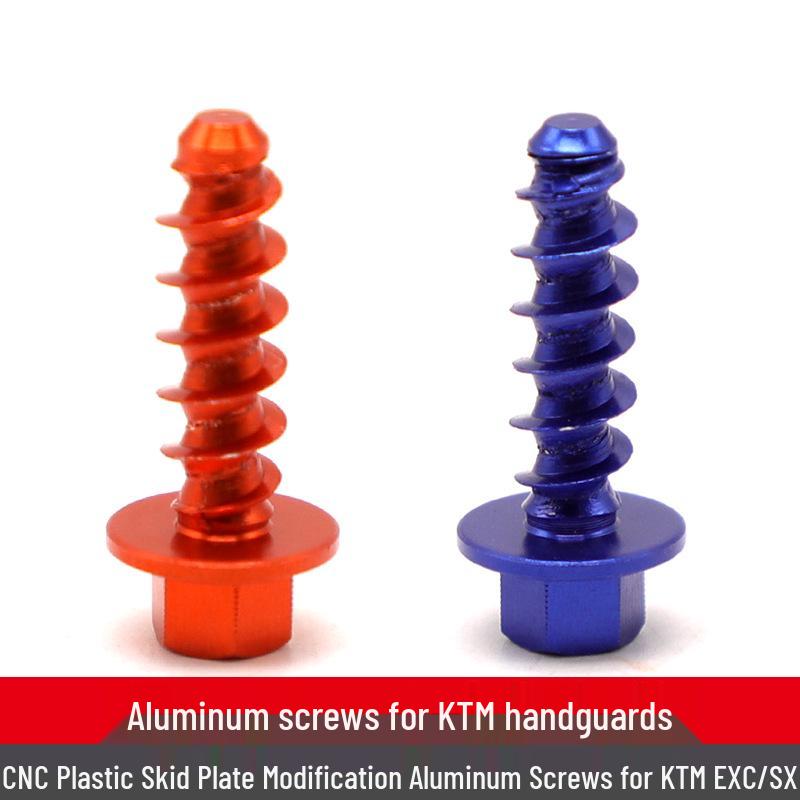 Colored Aluminum Screws for KTM/Husqvarna Models: Plastic Parts & Guards Modifications