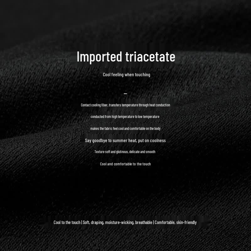 LANCY Triacetate Elegant Cooling Strap Slip Dress