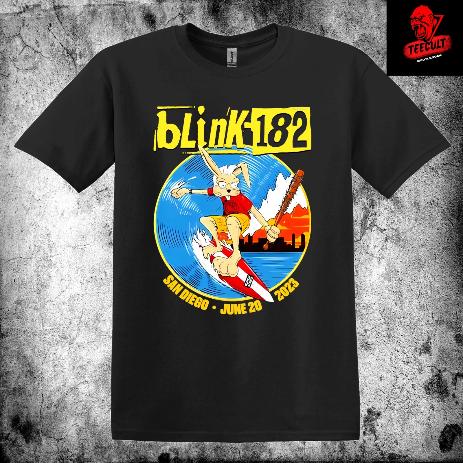 Men s and Women s T-shirts Blink 182 San Diego, June 20, 2023 Unisex Premium Cotton XXXXL