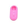 X Autohaux Pink Silicone Three Button Car Remote Key Cover Case Protective for Fiat 500 Viaggio Ottimo Tipo
