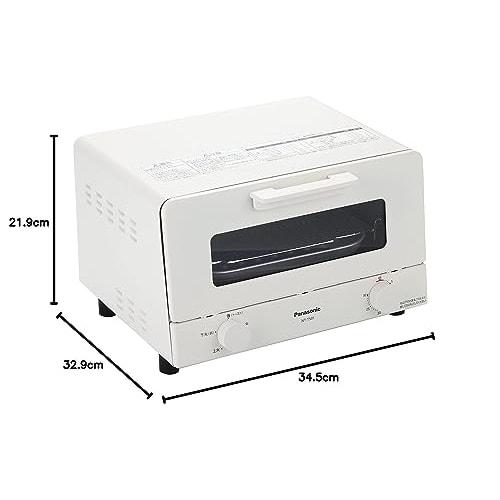 Panasonic Toaster Oven Toaster, Supports 4 Pieces, Equipped with 30 Minute Timer, White NT-T501-W