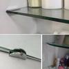2 Pack Adjustable Glass Support Clamp Zinc Alloy Heavy-duty Bracket