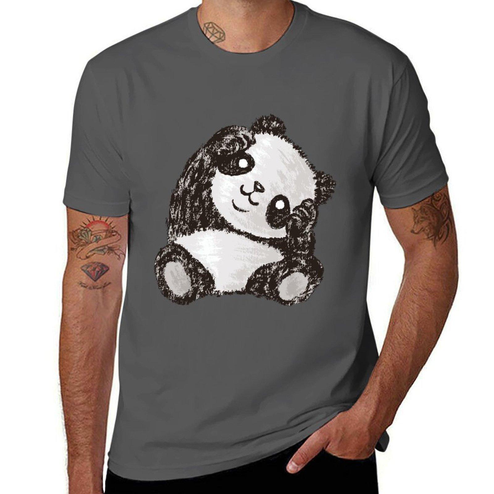 

Cute Panda T-Shirt cotton t shirt pack man t shirt designer T-Shirt 4XL