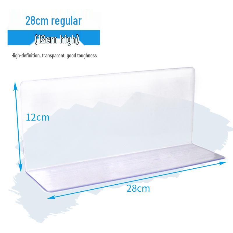 Plastic Shelf Divider for Small Items In Supermarkets and Convenience Stores