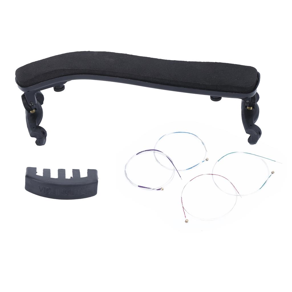 3 i 1 Fiolindeler Sett Skulderstøtte Demper Streng Musikkinstrument Tilbehør