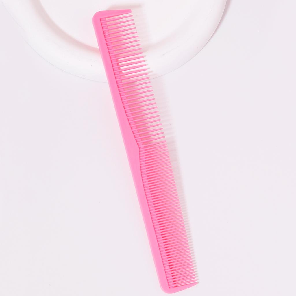 Fine plastic comb set, double headed styling comb, anti-static and heat-resistant, easy to carry, special for real hair wigs