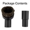 Round Brush Adapter Round Brush Soft Bristles 1 Set