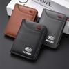 NIVG8 Leather Car Mini Wallet ID Card Credit Card Documents Wallet For Kia Rio Ceed Sportage Cerato Soul Sorento Picanto Optima