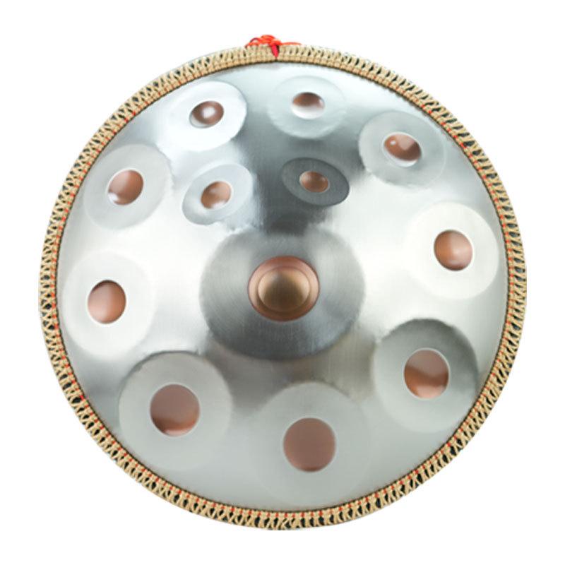 Professional-Grade Steel Tongue Drum: 14, 12, or 10-Tone Handpan Ethereal Instrument