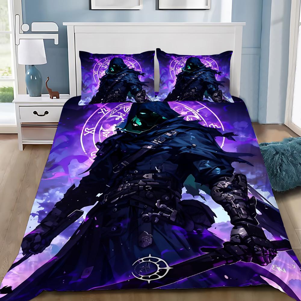 Hot Worlds of Warcrafts Duvet Cover Pillowcase Game Bedding Set Adult Boy Girl Bedroom Decoration Children Gift Single Double