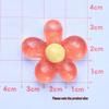 Ice-Clear Glitter Five-Petal Flower Medium DIY Jewelry Hair Clip Resin Kit