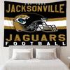 Jacksonville Jaguars logo Tapestry for Bedroom Aesthetic Classroom Tapestries Wall Hanging for Living Room Dorm Office,Ideal Creative Gift