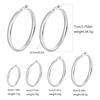 European & American Fashion Geometric Ear Cuff with Copper Curved Exaggerated Large Hoop Earrings