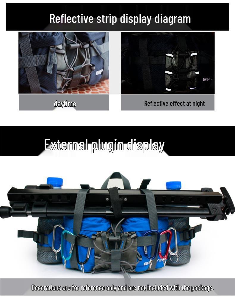 2025 Multifunctional Outdoor Waist Bag for Hiking, Climbing, and Cycling – Unisex Water Bottle Backpack