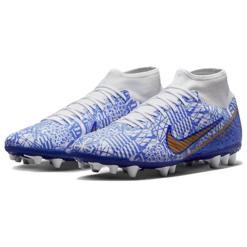 Nike Mercurial Superfly 9 Academy CR7 AG 'Blue White' Sneakers DV8187-182