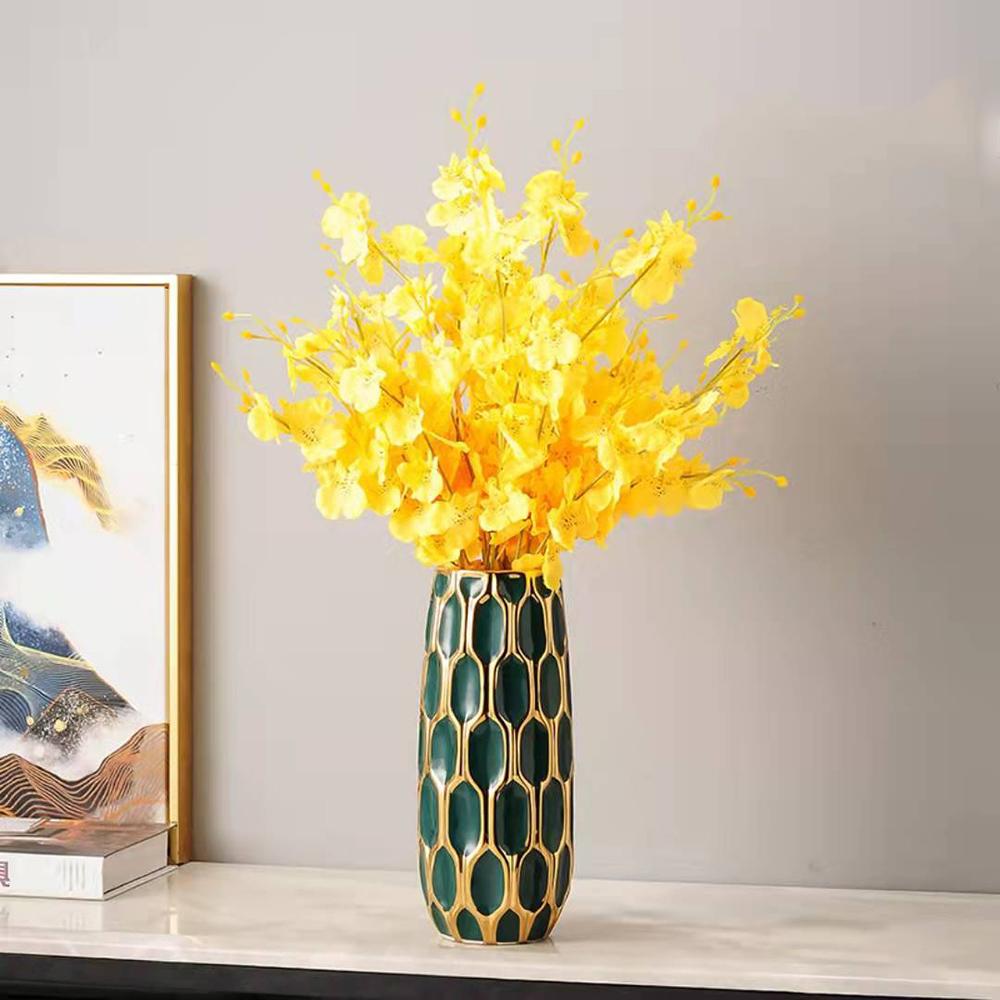 Váza Evropská klasická váza Home Hotel Květinové aranžmá Módní Ornament Váza Keramická váza