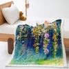 Morning Flower Set 2D Digital Printing Thickened Lamb Fleece Crystal Fleece Blanket One Piece