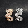 1 Pcs Dragon Clothing Decorative Men's Badge Collar Corsage Brooch Pins Jewelry Suit Accessories