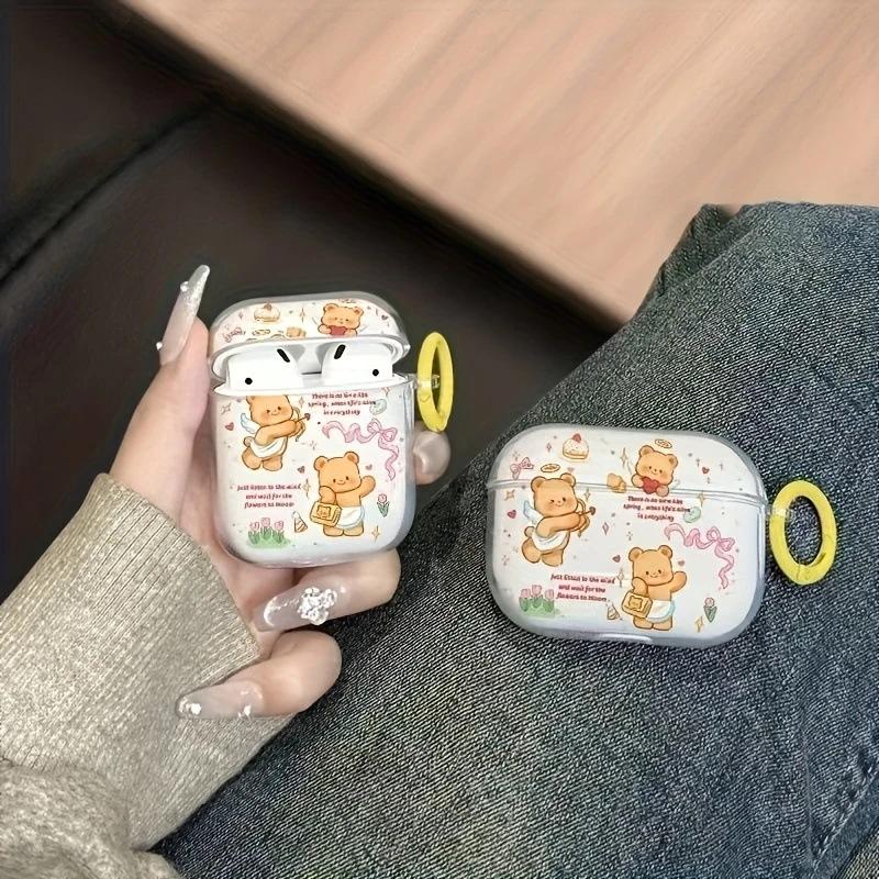 Butter bread bear for AirPods protective cover 1 Japan and Korea Apple wireless Bluetooth 1st generation Pro1 earphone cover