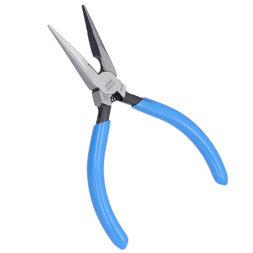 High Carbon Steel Needle Nose Pliers Blue Ultra Thin Design Industrial Grade Pliers UltraThin Cutting Pliers Electronics Repair
