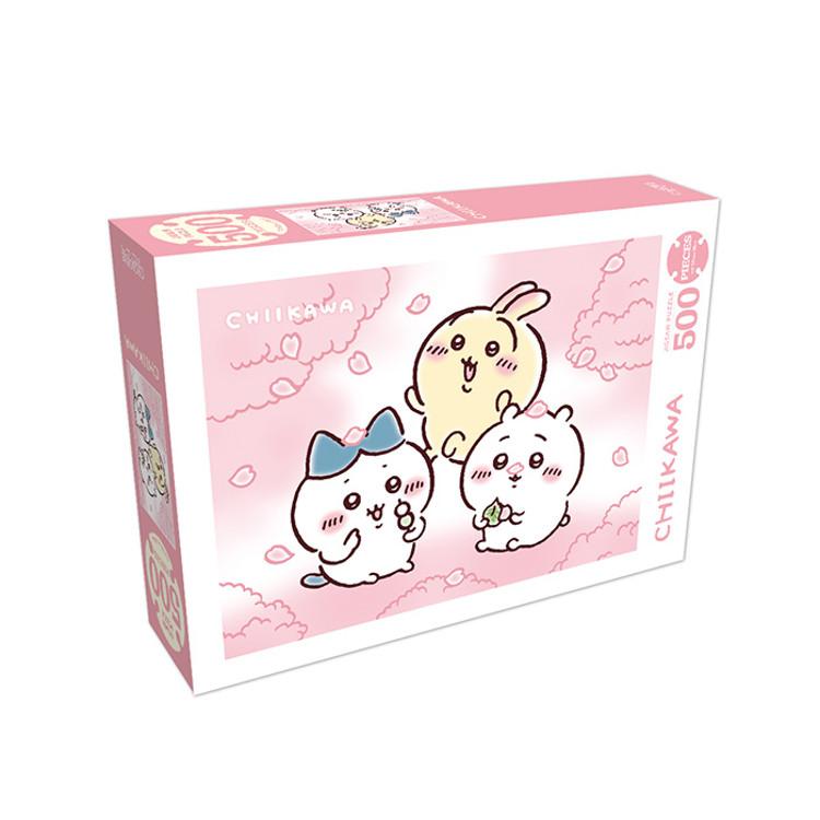 500-teiliges Puzzle – Chiikawa-Kirschblütenbetrachtung, beliebtes koreanisches Puzzle