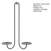 Yousheng Iron Candle Sconce Libra Style Wall Candle Holder Hanging Candle Holder for Living Room Dining Room And Fireplace Decor