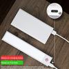 10-60CM LED Motion Sensor Night Light Rechargeable Under Cabinet Lights Wireless Lamp Wardrobe Kitchen Cabinet Bedroom Lighting