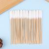 50 Pcs Large Cotton Swabs With Wooden Sticks For Pets Big Cotton Swabs Long Cotton Swabs Dog Ear Swabs Long Cotton Swab