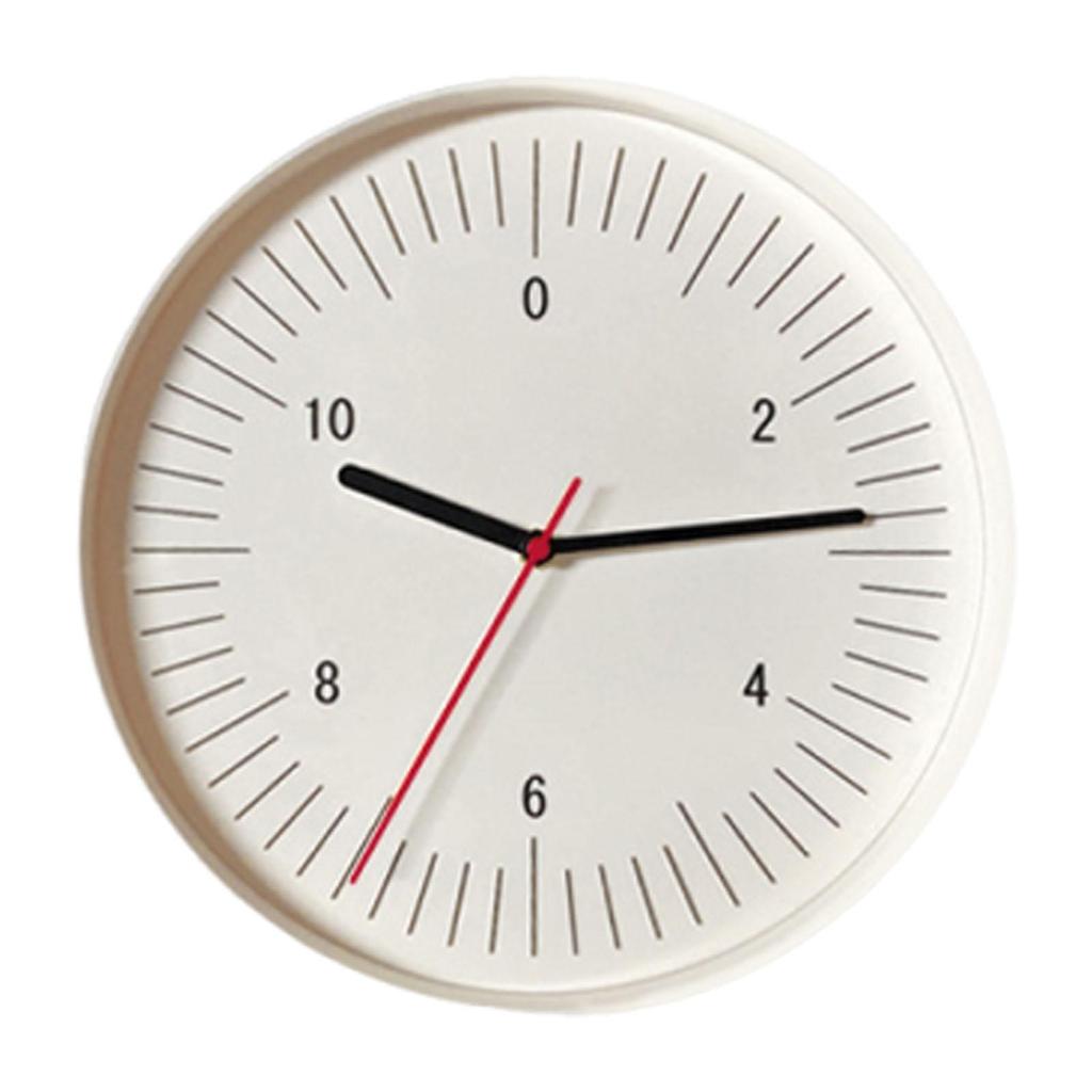 Wall Clock Gifts Easy To Read Lightweight Ornament Decorative Round for Bathroom School Cafe Bar Living Room Office