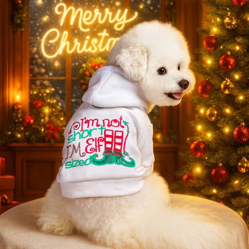 PETCIRCLE Christmas Pet Clothes Dog Cat Festive Apparel Holiday Outfit