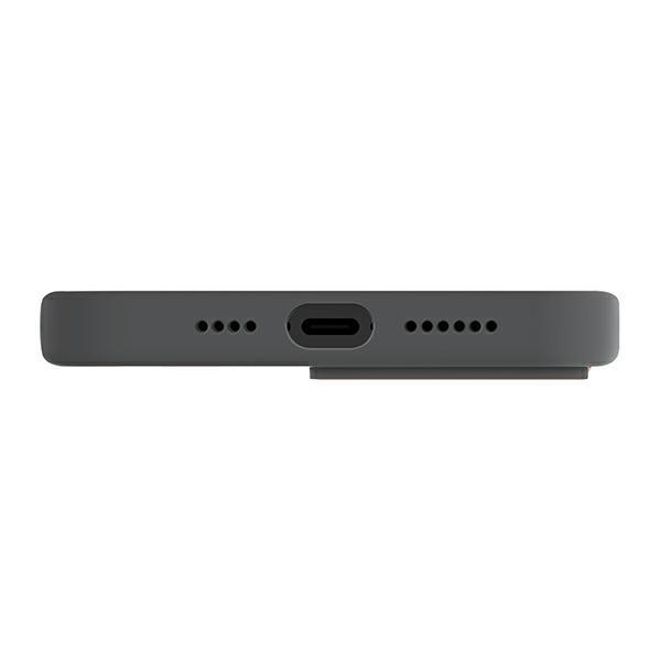 UNIQ Lino Hue iPhone 14 Plus / 15Plus 6.7" Magclick Charging Case Gray/charcoal Gray