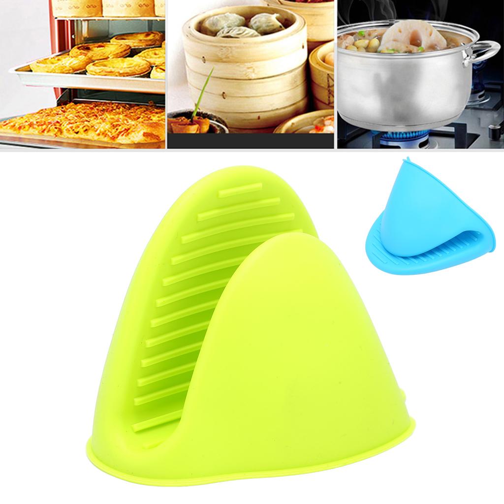 Silicone Cooking Pinch Mitts Heat Resistant Oven Hair Removal Wax Pot Holder Gloves for Kitchen Salo