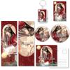 Hua Cheng Keychain, Postcard & Bookmark Set - Heaven Official's Blessing Anime Fan Gift