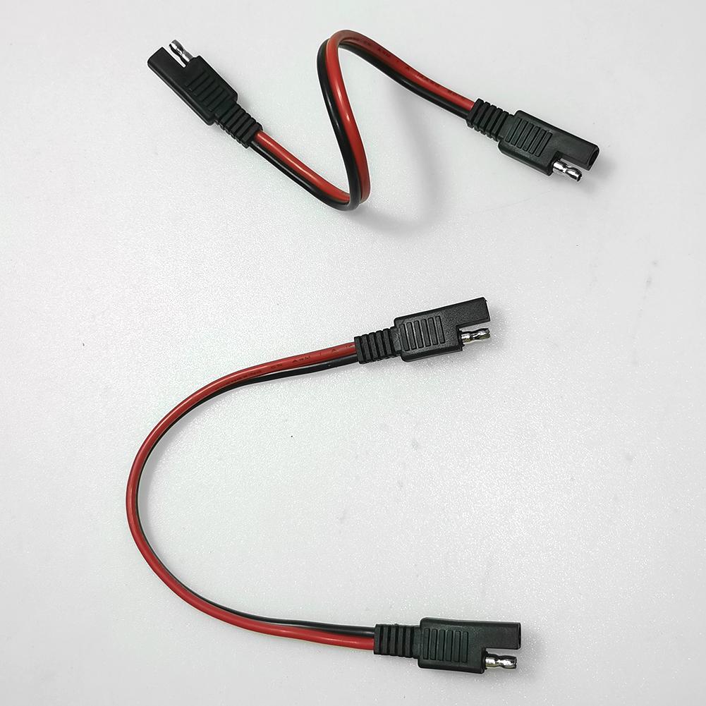 2 Pin SAE To SAE Quick Connector Battery Plug Wire 14AWG SAE To SAE Power Extension Cable 30cm Battery Quick Disconnect Wire