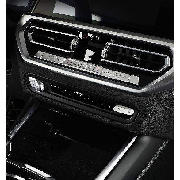 Car Steering Wheel Unlock headlight Buttons frame Covers Stickers Trim for BMW 3 series G20 G28  lnterior Auto Accessories