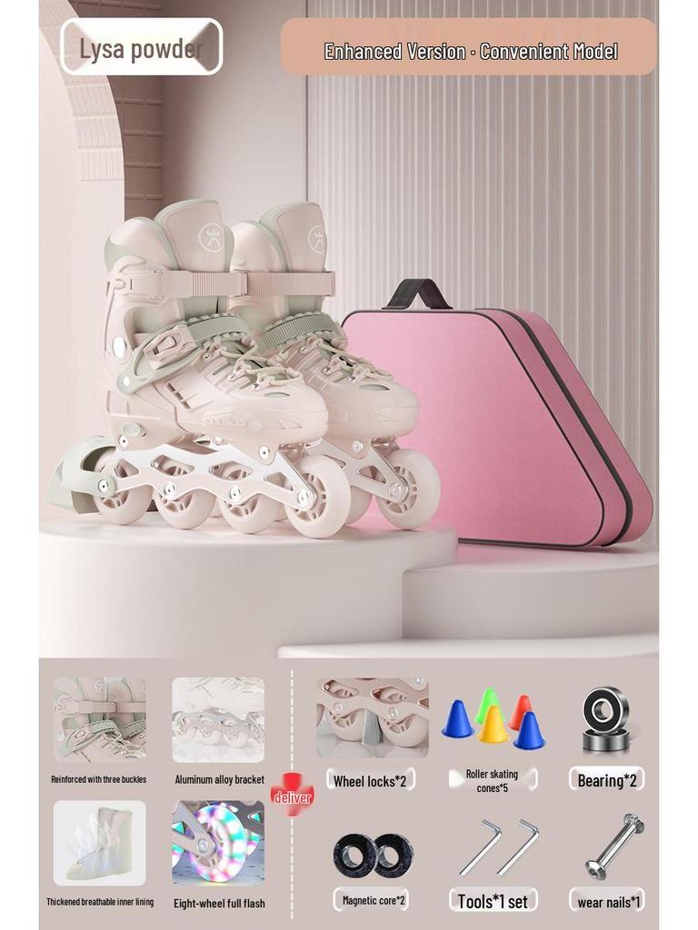 Children's Roller and Ice Skates - Ages 6-12, Beginner to Pro, Boys & Girls Inline Skates
