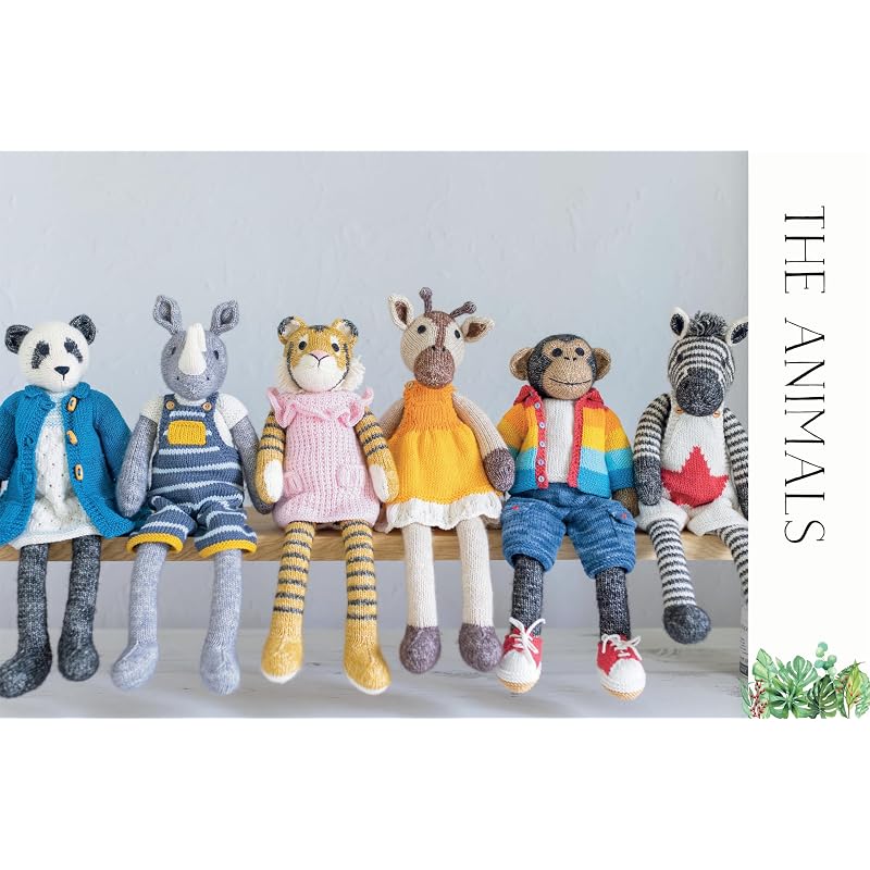Knitted Wild Animal Friends: Over 40 Knitting Patterns for Wild Animal Dolls, Their Clothes and Accessories