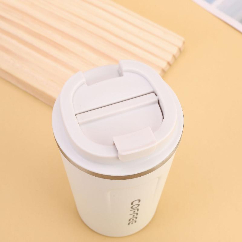 Stainless Steel Coffee Thermal Mug 510ML Portable Durable Tumbler Cup for Hot Cold Drinks Car Travel Use