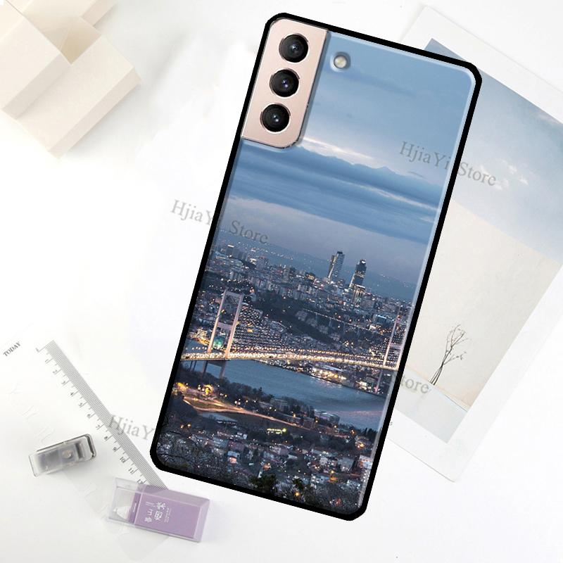 Turkey Istanbul Scenery Building Case For Samsung Galaxy S23 Ultra Note 20 10 S9 S10 Plus S20 S21 FE S22 Ultra Phone Cover