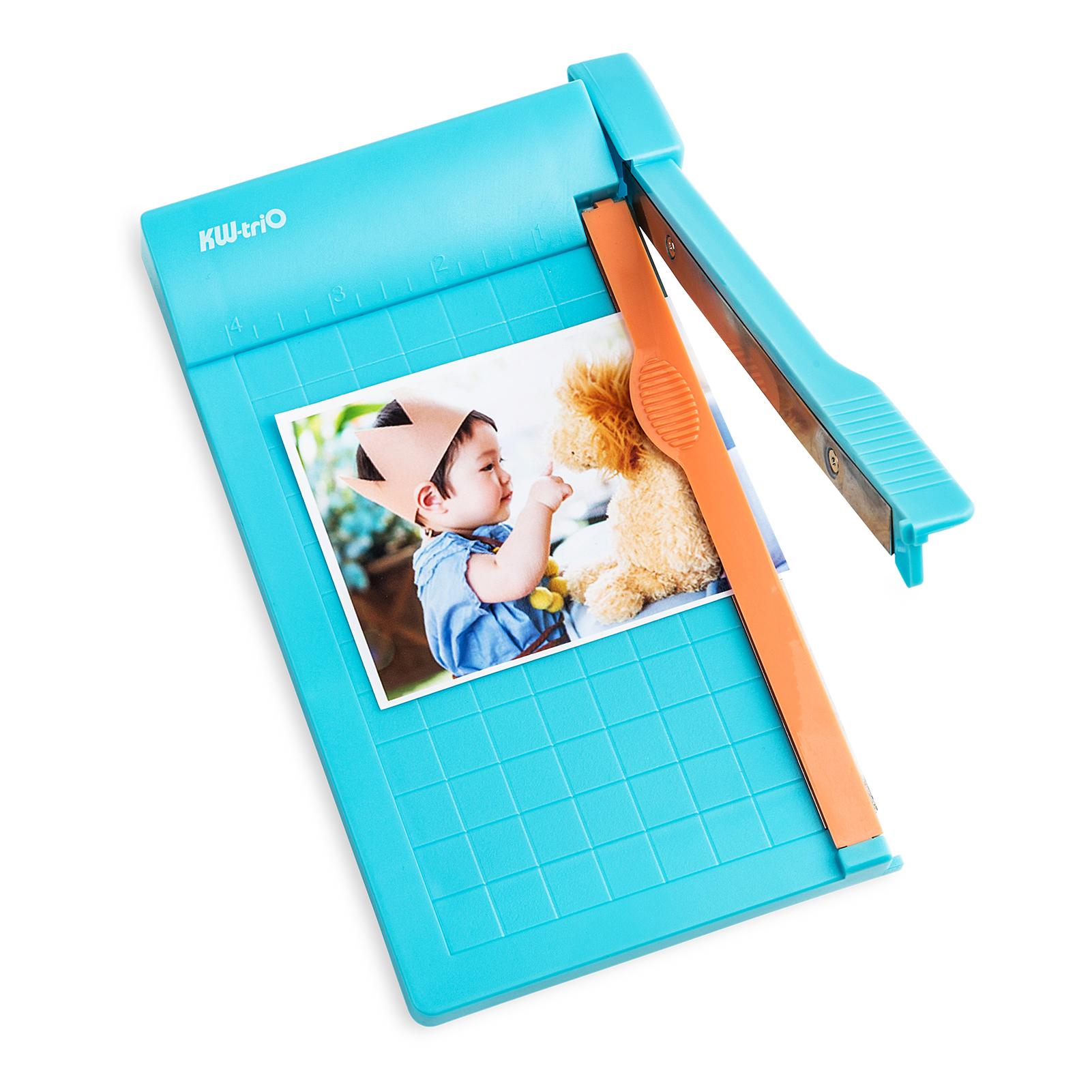 

Мини-триммер для бумаги KW-triO, гильотинный резак, 6 дюймов (160мм) Настольный станок для резки бумаги с защитной режущей головкой