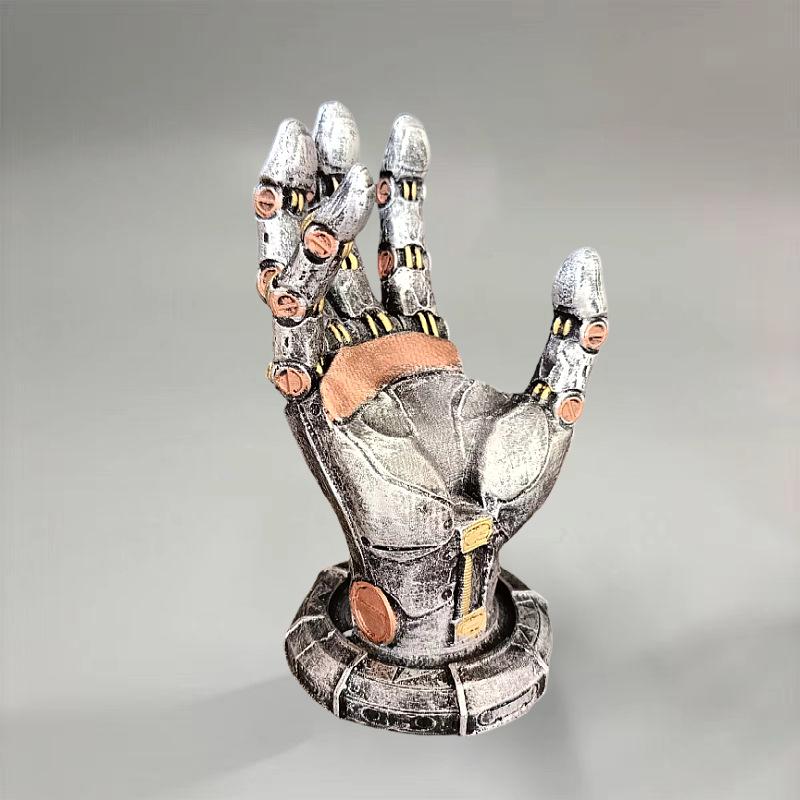 Cyberpunk Mechanical Hand Resin Game Controller Stand for XBOX & Switch.