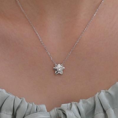 TORTOISE [Silver925] Lobo Star Halo Necklace (#silver#gold)