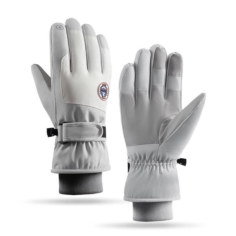 Winter Ski Gloves Men Women Thick Warm Windproof Waterproof Touchscreen Outdoor Snowboarding Cycling